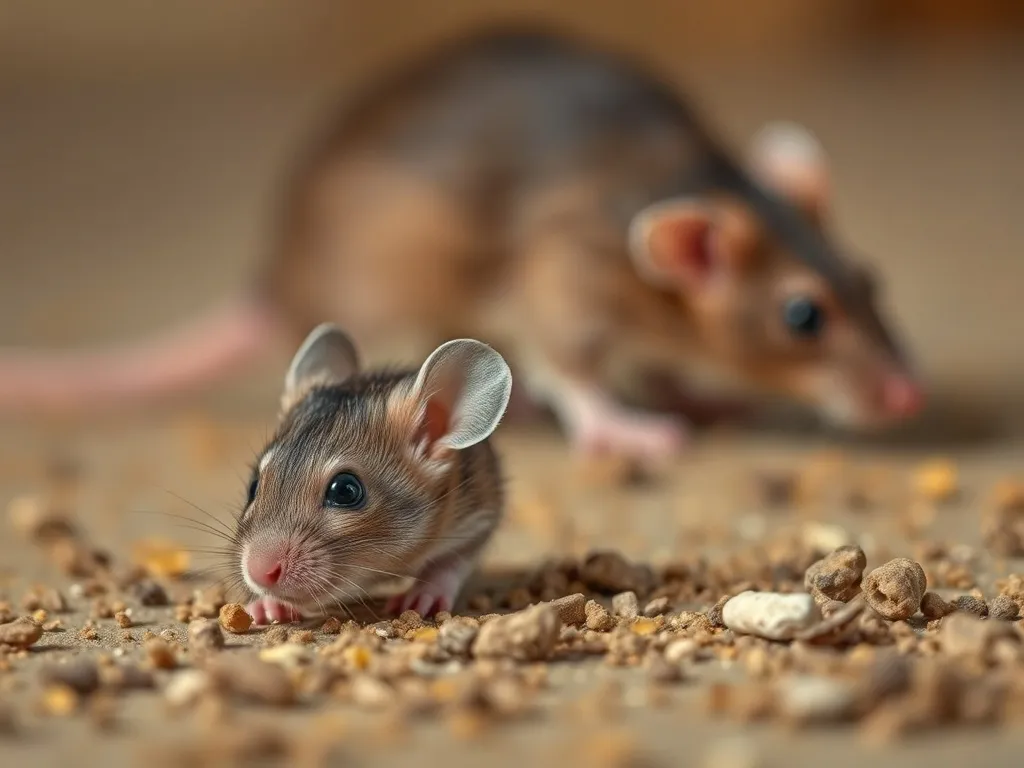 Jak odchody myszy a szczura różnią się od siebie?