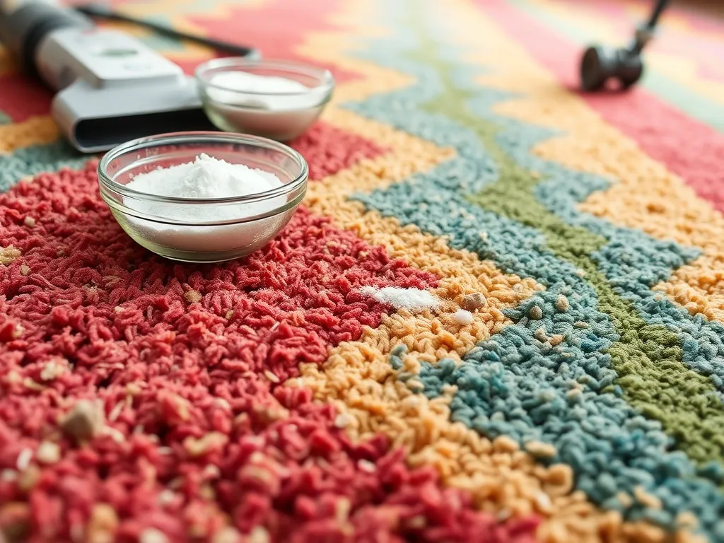 Jak wyczyścić dywan sodą?