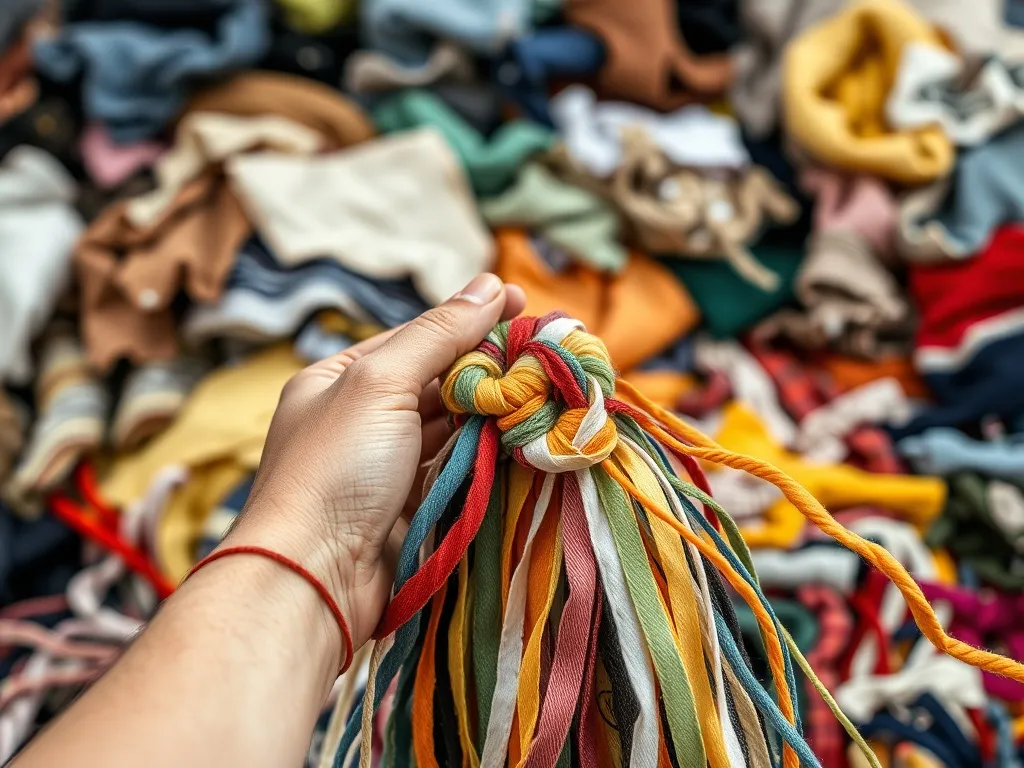 Jak zrobić dywan ze starych ubrań?