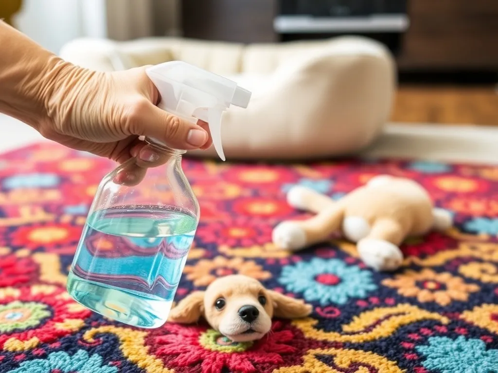 Jak usunąć zapach moczu psa z dywanu?