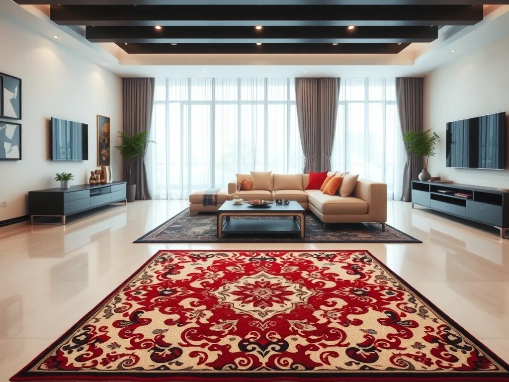 Jaki dywan do jasnej podłogi i ciemnych mebli?